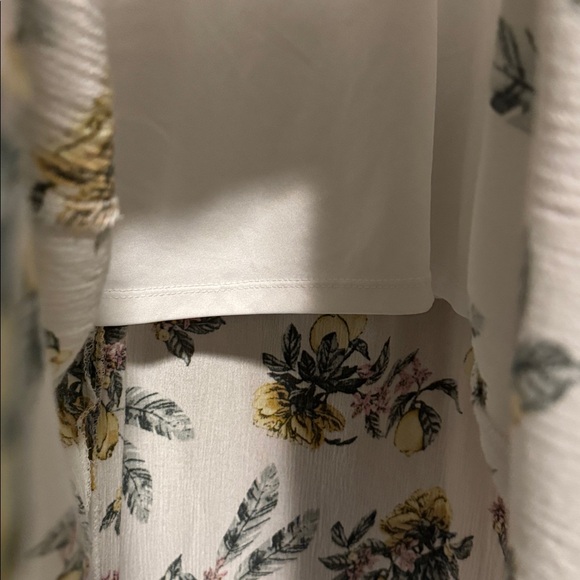 Rue 21 tie front lemon maxi dress 🍋 Womens XL 2 slit front Resort vacation Beach - Picture 11 of 15